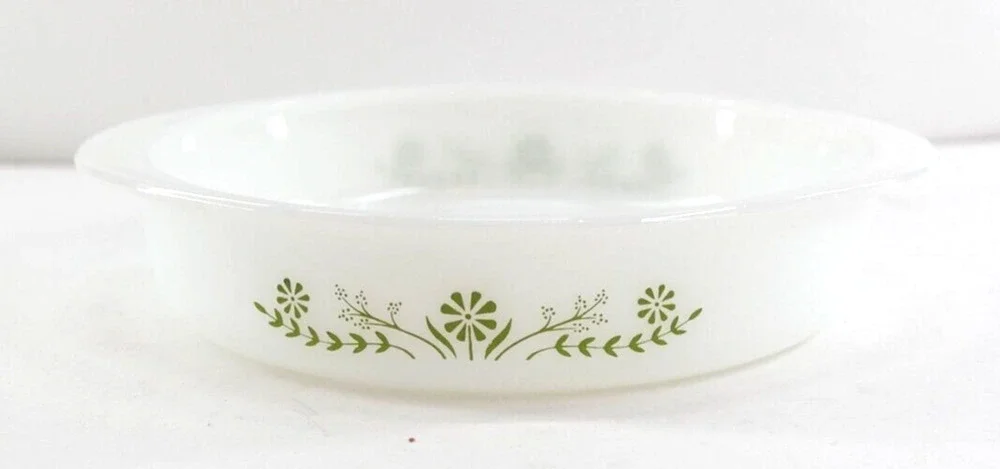 Glasbake Green Daisy Round 8